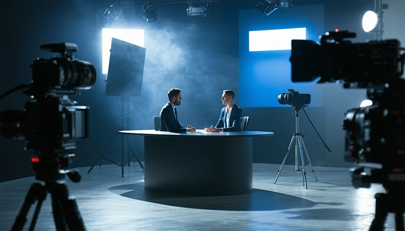 Hinter den Kulissen im Studio